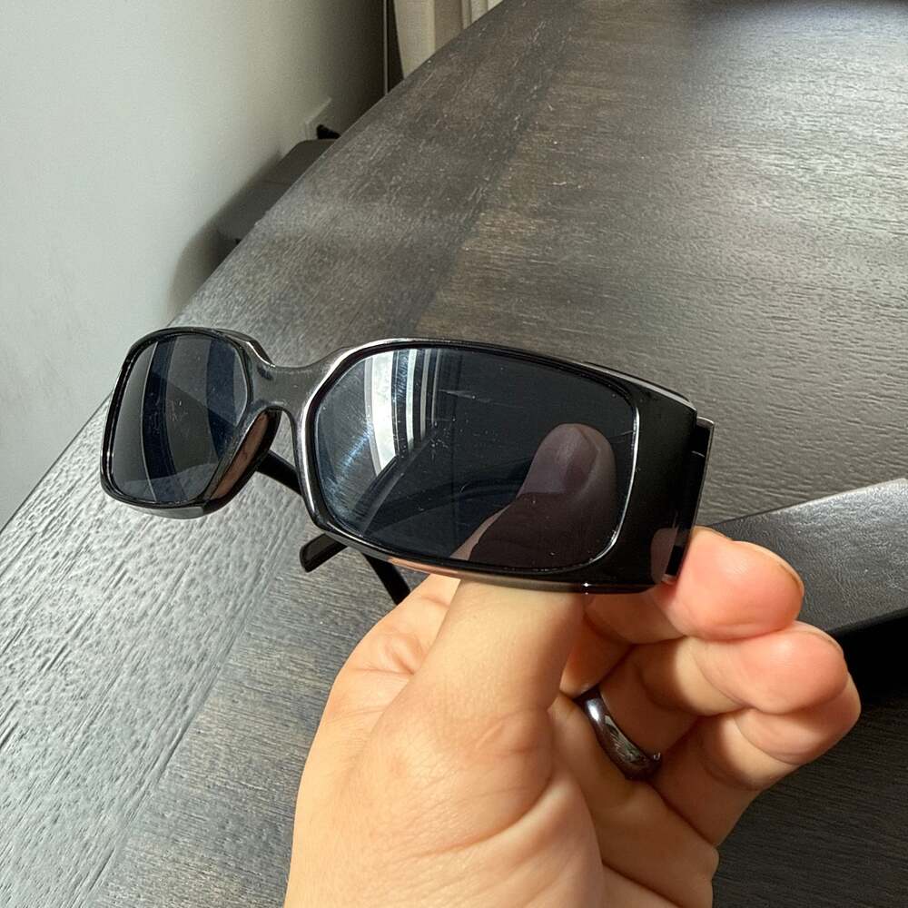 Spy Optic Sidney Black Rectangular Sunglasses Mad… - image 7